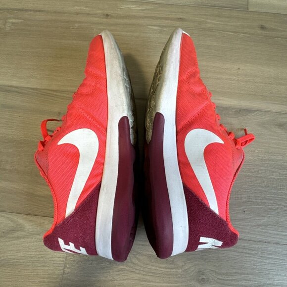 Womens NIKE MD RUNNER‎ 2 LOW Orange Coral Maroon Trainers 844901 600 Size 7 - Picture 7 of 13